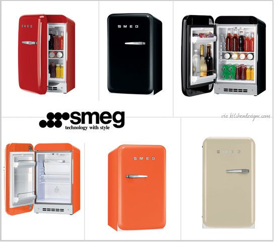 Smeg Mini Refrigerators  Smeg mini fridge, Smeg, Fridge design