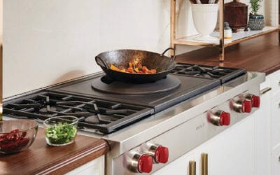 Wolf Wok Rangetop: 4 Burners & Wok